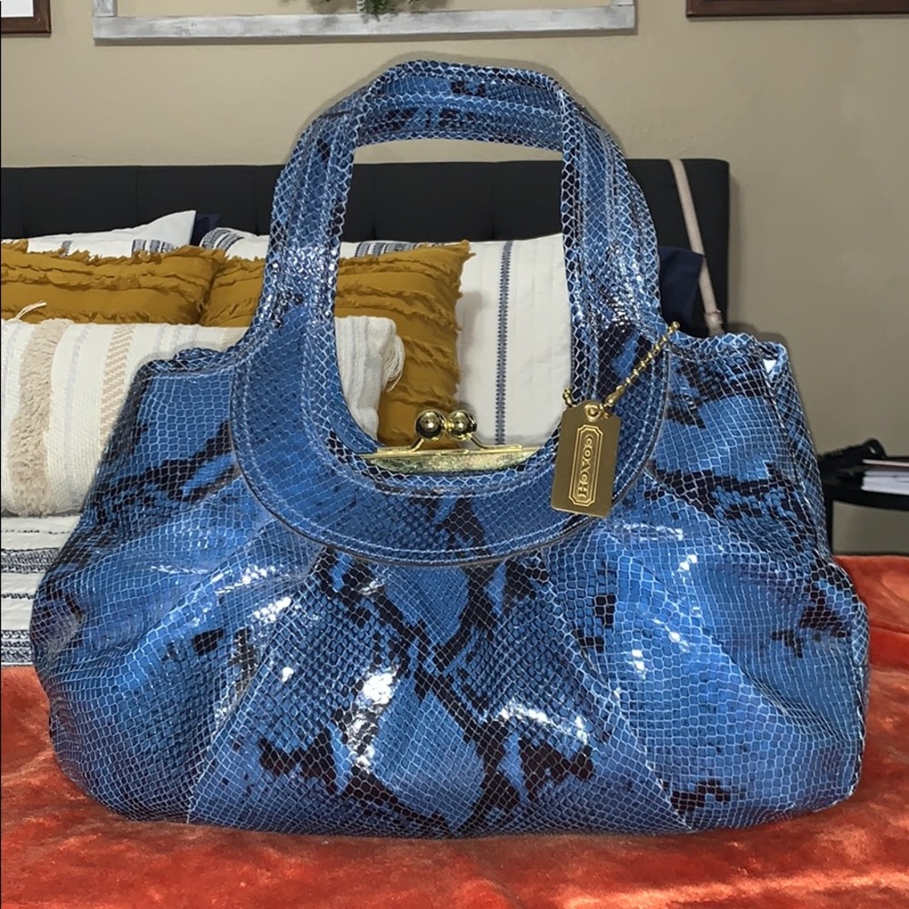 Coach Snake Skinned Purse - Picture 2 of 5